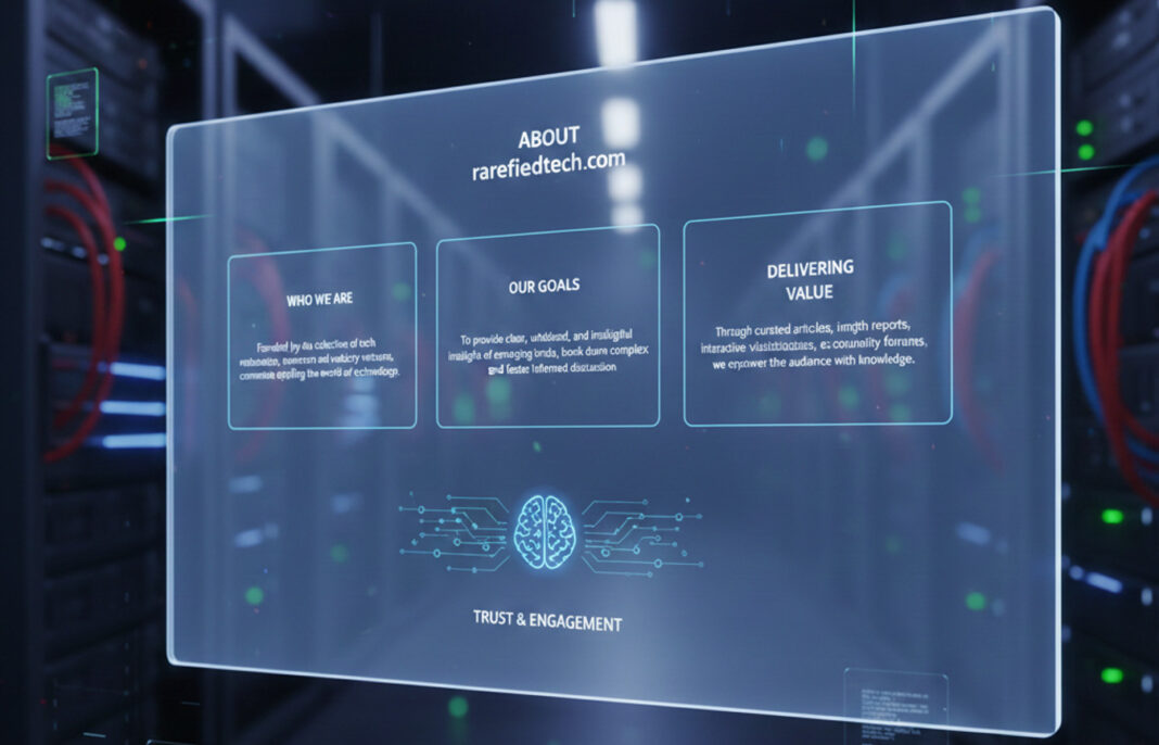 About Website #RarefiedTechCom