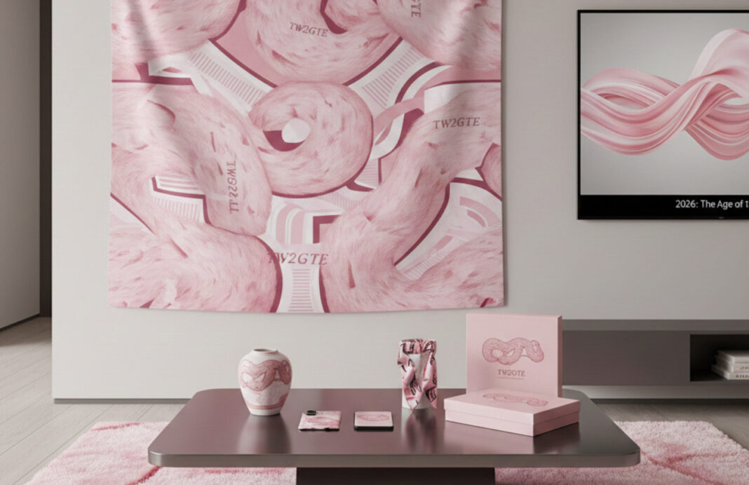 Decoration Pink Chinchilla Pattern Tw2gte