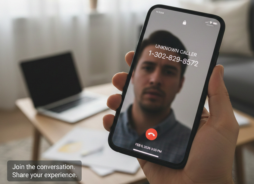 Don’t Answer a Call From 1-302-829-8572 Until You Read This