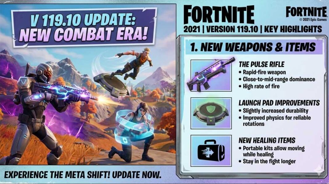 Ultimate Guide to Fortnite 2021 Versión 119.10 Updates